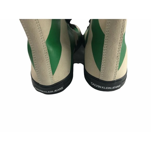 CALVIN KLEIN Carizma High Top Striped Suede Sneake - Picture 8 of 12